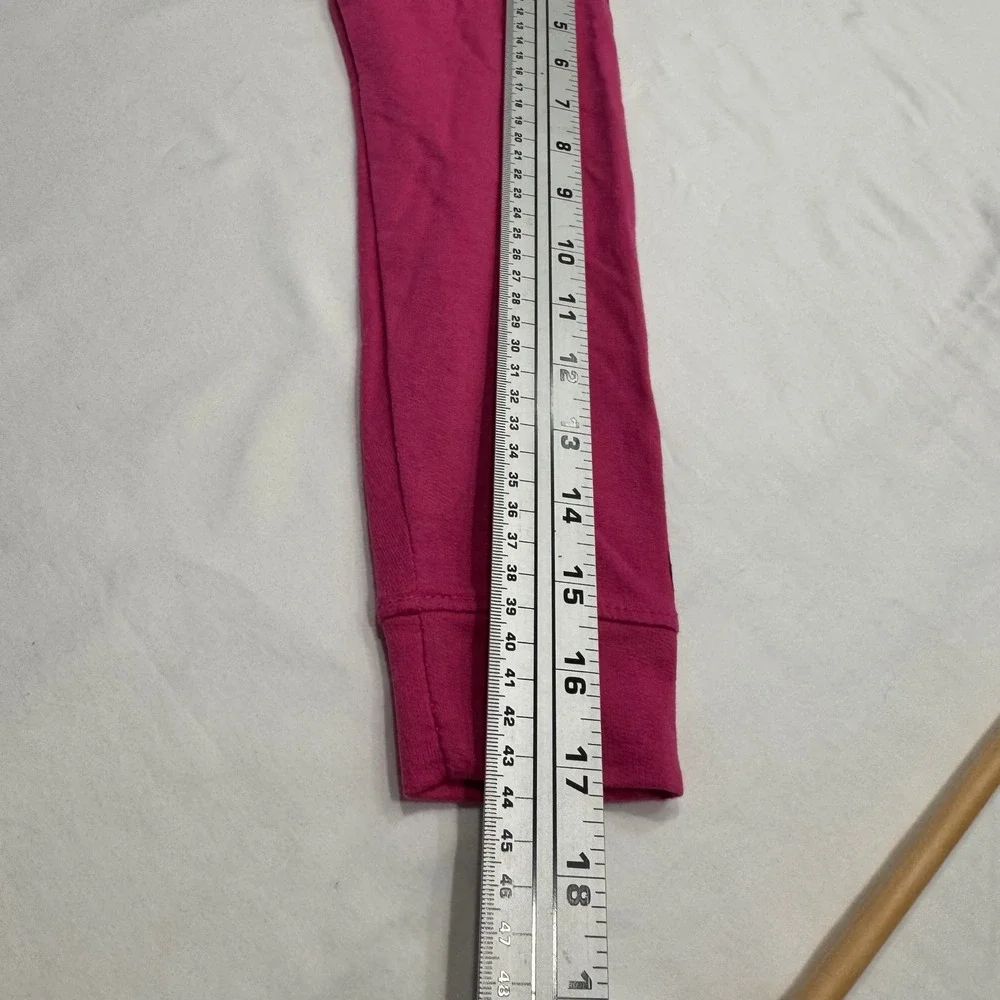 Bebe 2 Piece Lounge Set Logo Sweatshirt Joggers Pink Size Small Excellent
